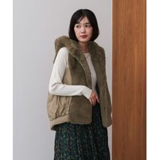 異素材ＭＩＸダウンファーベスト