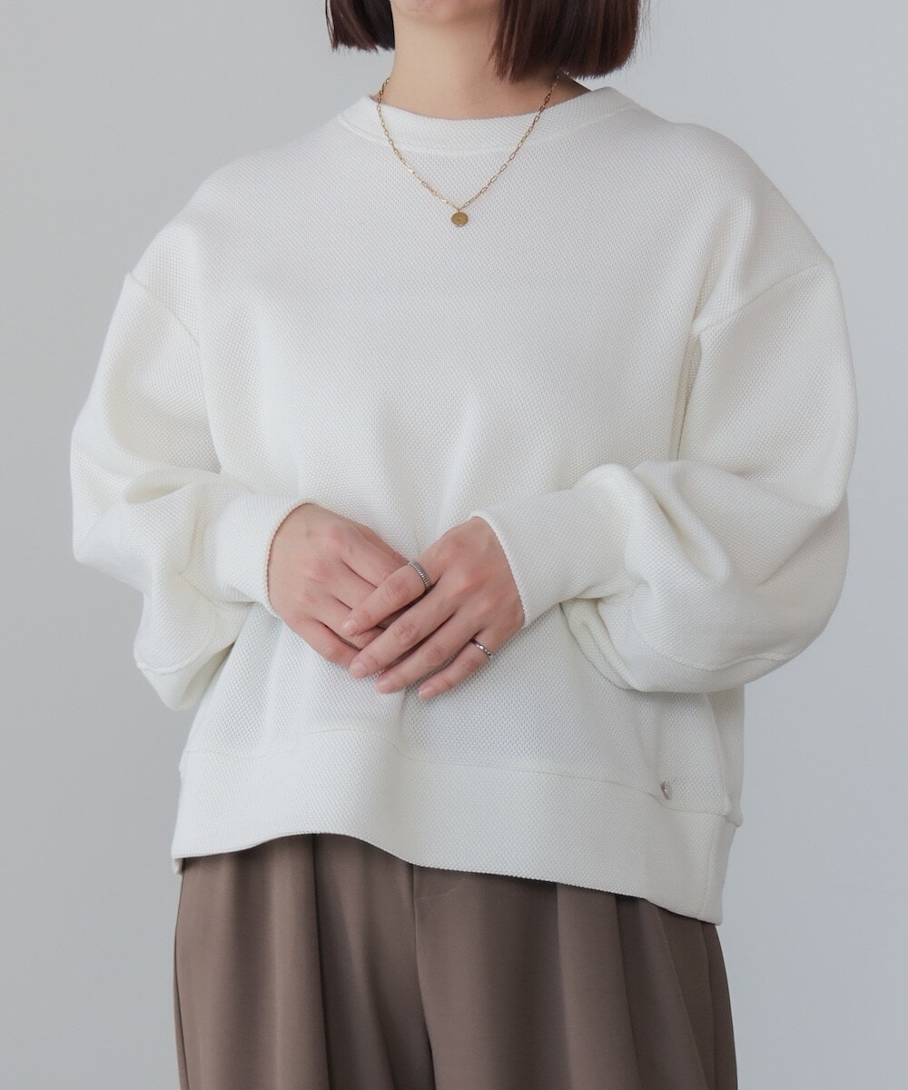 追加2》《別注》【INSCRIRE /アンスクリア】Asymmetry Sweat Shirt：ス