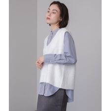 ブージュルード(Bou Jeloud)の【2点セット】ケガキニットベストレイヤード