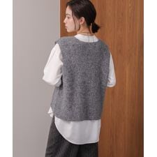 ブージュルード(Bou Jeloud)の【2点セット】ケガキニットベストレイヤード