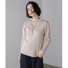 ブージュルード(Bou Jeloud)のハイネック総針ニットプルオーバー