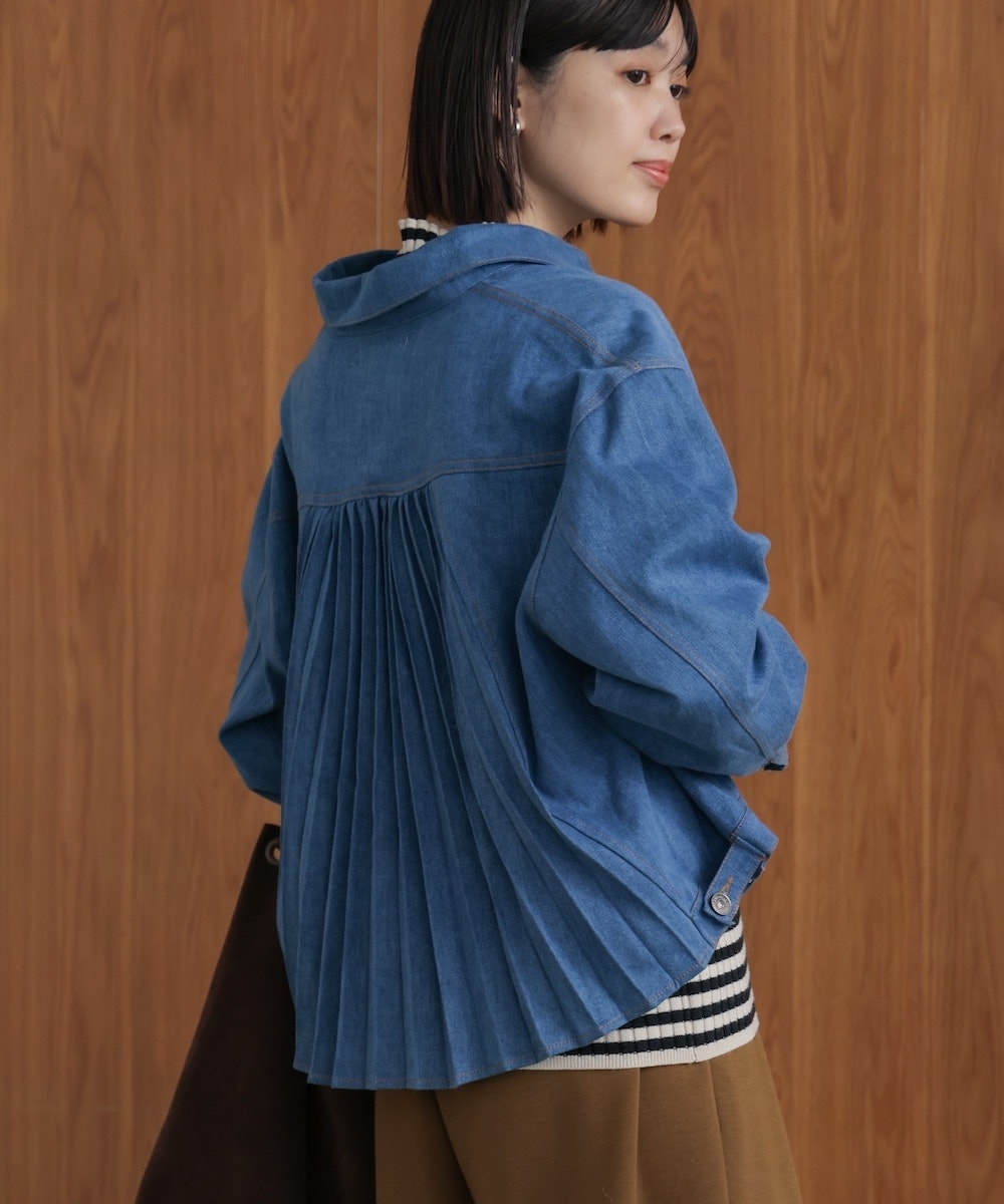 ニットドッキングデニムジャケット | ブージュルード(Bou Jeloud