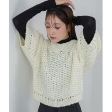 半袖ハンドニット