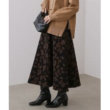 ブージュルード(Bou Jeloud)の柄ニットスカート