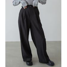 【S・Mサイズ展開】ツータックパンツ