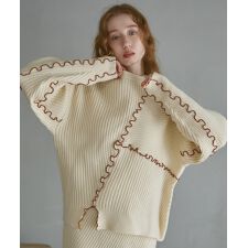 バブ(Bab)の【セットアップ対応】ランダムメロウニットトップス