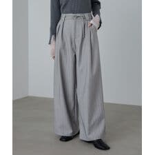 バブ(Bab)の【S・Mサイズ展開】ストライプヘリンボーンパンツ