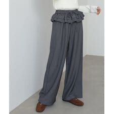 バブ(Bab)のウエストフリルストライプパンツ