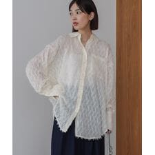 ブージュルード(Bou Jeloud)のフェザーライクシアーシャツ