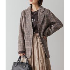 ブージュルード(Bou Jeloud)のチェック柄ジャケット