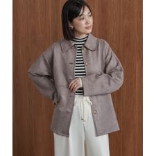 ブージュルード(Bou Jeloud)のビックポケットスエードジャケット