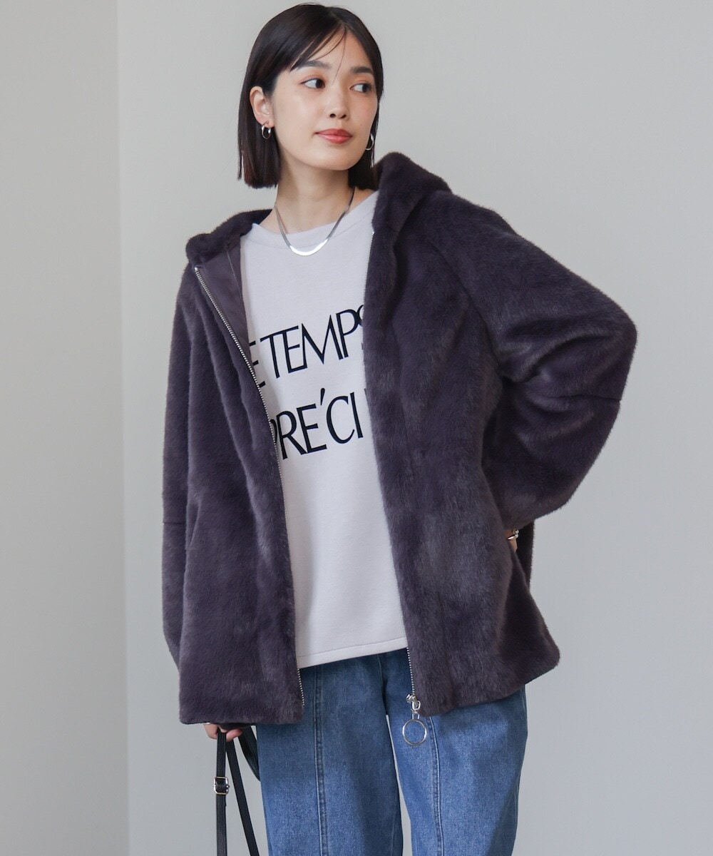 ノエミー NOEMIE お嬢さんワッフルフレアコート ノエミー NOEMIE お嬢さんワッフルフレアコート （黒） -ファッション