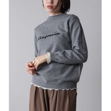 ブージュルード(Bou Jeloud)の刺しゅうロゴニットプルオーバー