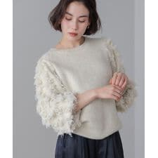 ブージュルード(Bou Jeloud)のラメフリンジプルオーバー