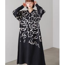 ブージュルード(Bou Jeloud)の袋ジャガード柄マキシワンピース