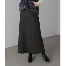 バイアスストライプタイトスカート