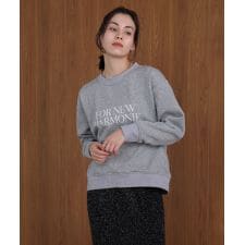 裏起毛レタリングロゴプルオーバー