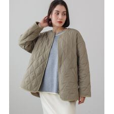 中綿キルティングアウター