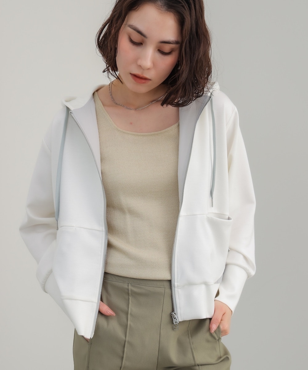 マルシィ パーカ白 Cropped cardigan White For Women | Maje ミュージシャン