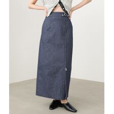 【選べるサイズ展開】フロントＷジップタイトスカート