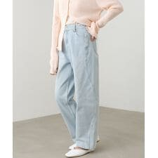 【選べるサイズ展開】ウェーブラインデニムパンツ