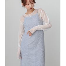 【選べるサイズ展開】ホイップカップ付キャミワンピース