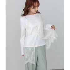【2点セット】レースビスチェ＋カットソーＳＥＴ