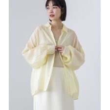 【WEB限定】シアーストライプシャツ