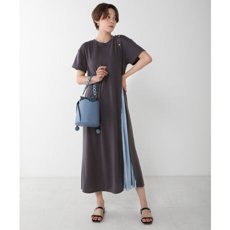 大人気再々々入荷 ボタン付スリットプリーツワンピース ブージュルード Bou Jeloud ファッション通販 マルイウェブチャネル 大人気再々々入荷 ボタン付スリットプリーツワンピース ブージュルード Bou Jeloud ファッション通販 マルイウェブチャネル