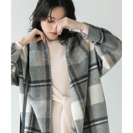 スライバーチェックコーディガン ブージュルード Bou Jeloud ファッション通販 マルイウェブチャネル