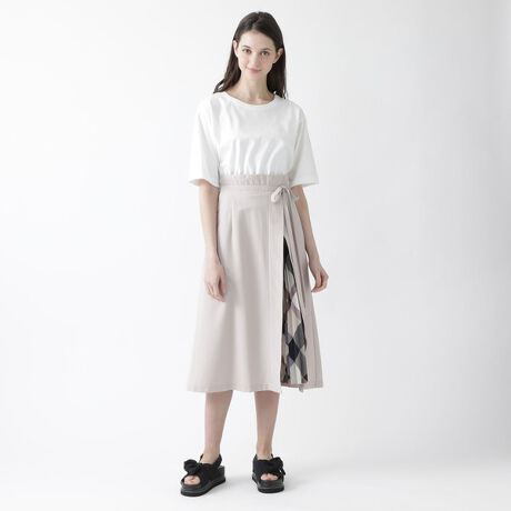 ユーティリティージャージー ラップスカートデザインワンピース ブルーレーベル クレストブリッジ Blue Label Crestbridge ファッション通販 マルイウェブチャネル Cb001 939 16 01