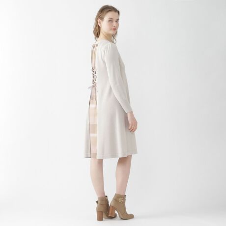 コットンアクリルMIXワンピース | ブルーレーベル・クレスト  