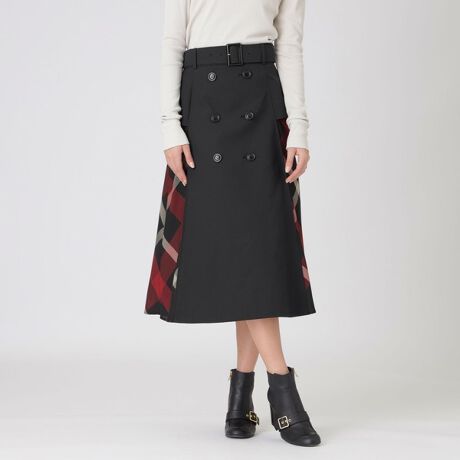 Blue Lab:EZUMi】クレストブリッジチェックカルゼスカート | ブルー  