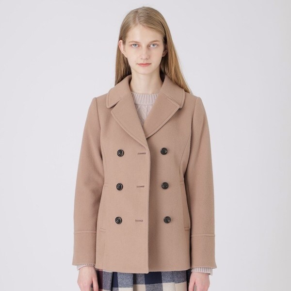 エアリーウールビーバーピーコート | ブルーレーベル・クレスト