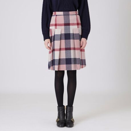 クレストブリッジチェックフラノスカート | ブルーレーベル・クレスト  