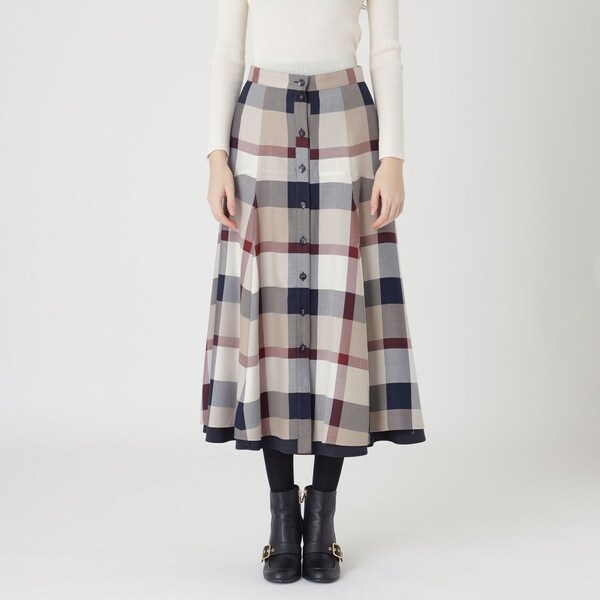 Blue Lab:EZUMi】マットストレッチタフタスカート | ブルーレーベル