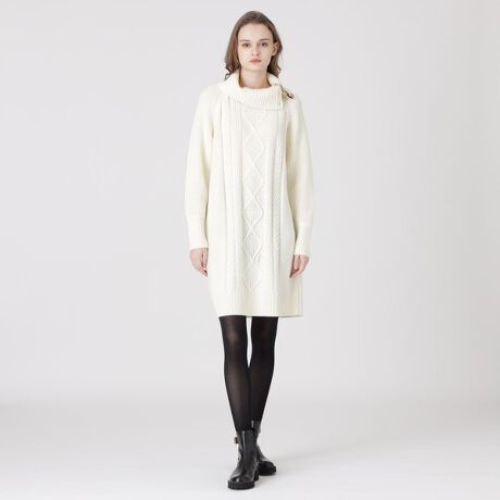 アランパターンニットワンピース | ブルーレーベル・クレストブリッジ 