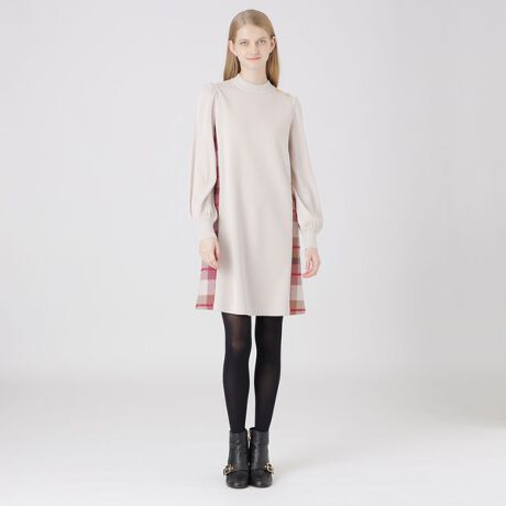 ミラノリブニットワンピース | ブルーレーベル・クレストブリッジ(BLUE  