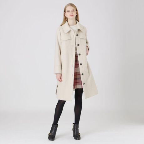 ループカットシャギーコート | ブルーレーベル・クレストブリッジ(BLUE 