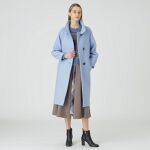 シャルムビーバーダブルクロススタンドカラーコート | ブルーレーベル 