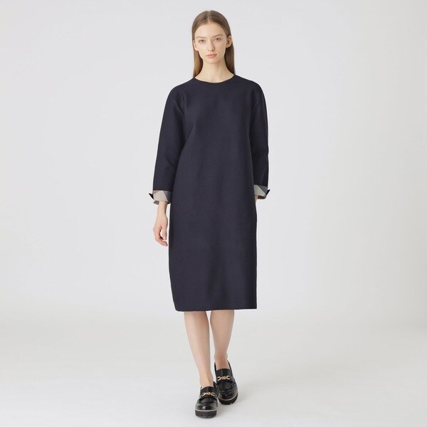 ブルークレストブリッジ　ジョーゼットビンテージドレス ジョーゼットビンテージドレス（ドレス）｜BLUE LABEL
