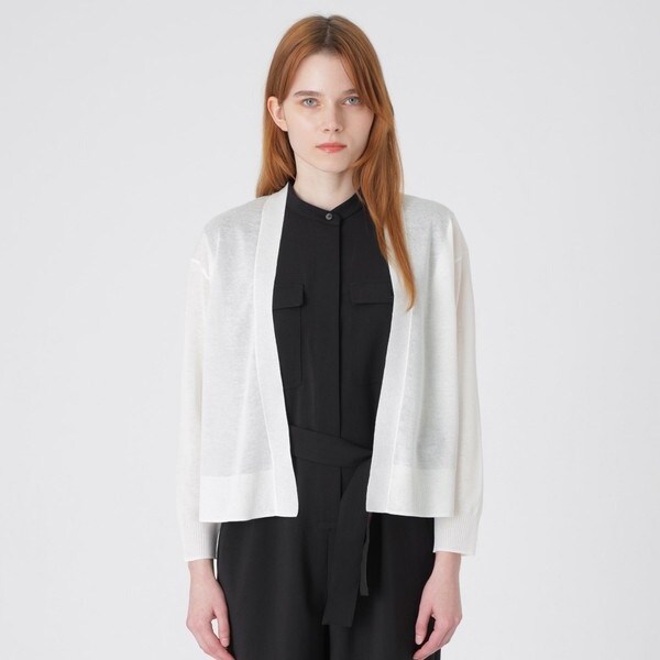 ブルーレーベルクレストブリッジカーディガンコート シアーニット