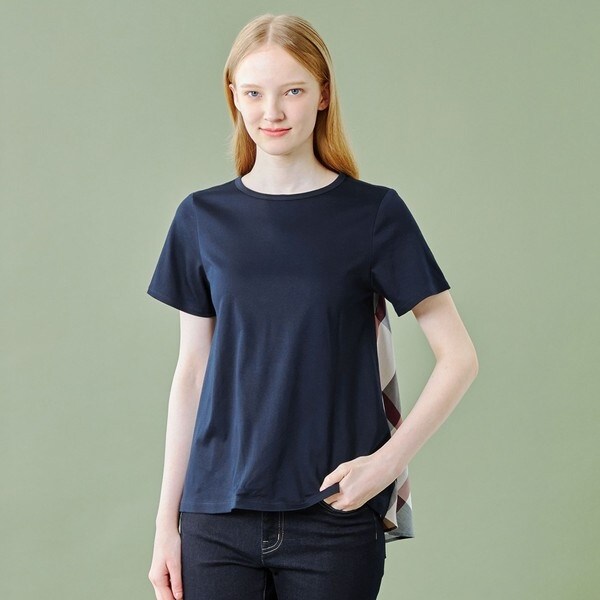 BLUE LABELクレストブリッジ シルケットバイオポンチカットソー WEB限定】シルケットバイオポンチカットソー | ブルーレーベル