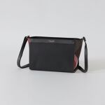 パーシャルクレストブリッジチェックPVCミニショルダー | ブルー  