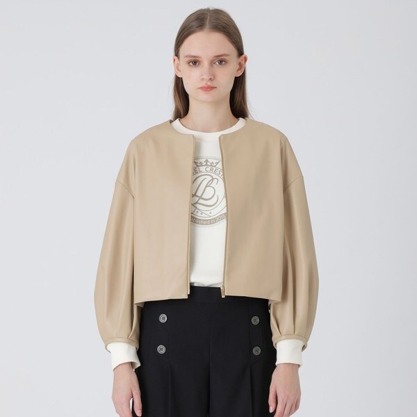 スムースフェイクレザージャケット | ブルーレーベル・クレスト