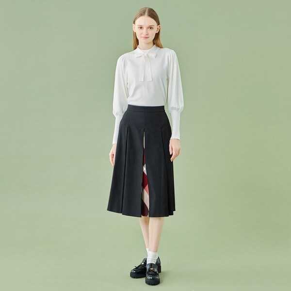 ストレッチカルゼタックスカート | ブルーレーベル・クレストブリッジ