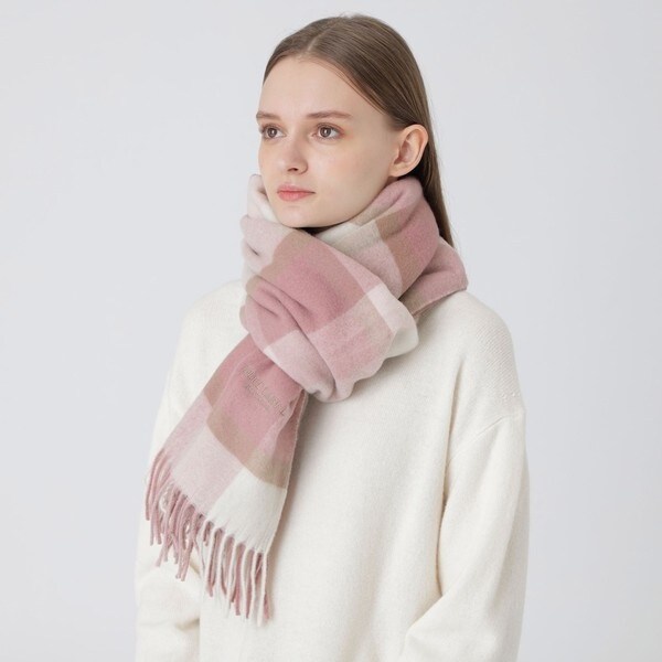 BLUE LABEL ウォッシャブルカシミヤストール&ファーグローブ BLUE LABEL ウォッシャブルカシミヤストール&ファーグローブ