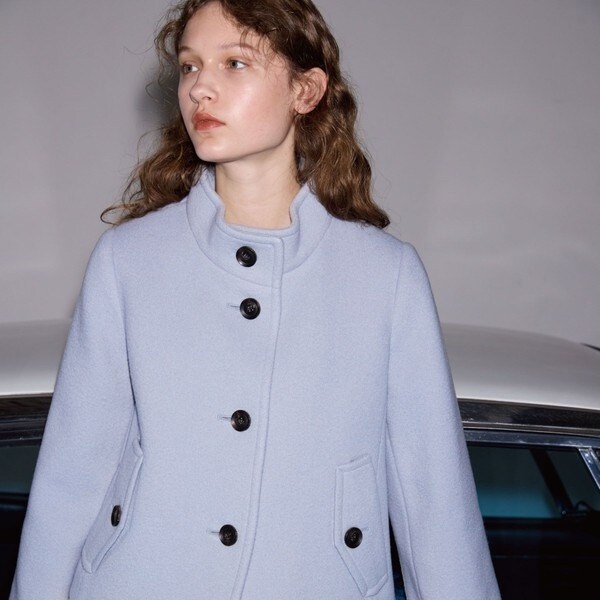 バーバリーブルーレーベル　ショートウールコート バーバリーブルーレーベル BURBERRY BLUE LABEL コート ショート