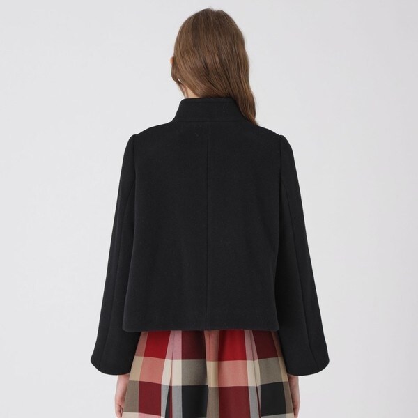 ブルーレーベルクレストブリッジ ファインウールダブルビーバーショートコート ファインウールダブルビーバーショートコート | ブルーレーベル