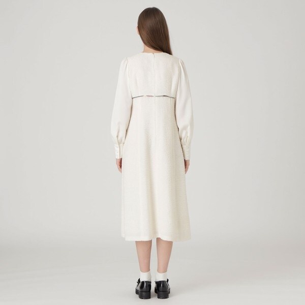 フリンジジャカードコンビドレス | ブルーレーベル・クレストブリッジ